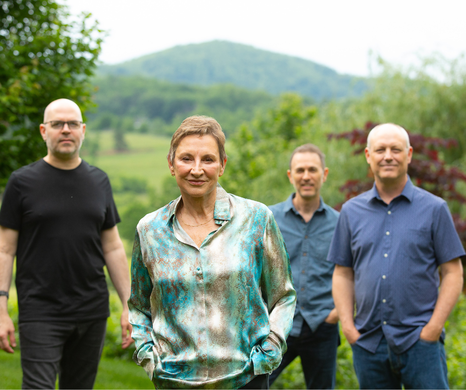 Musician and VIA co-founder Ali Webb with her band. 